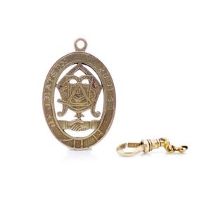 1940s 9ct gold fob / medal 'United Commercial Travelers Assn of…