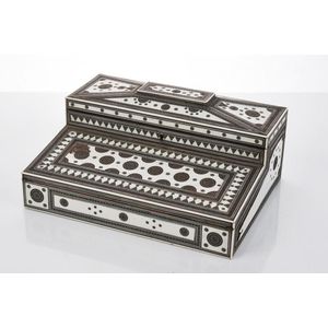 Anglo-Indian ivory and sandalwood writing slope 20th century…