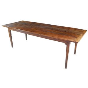 Superb antique French oak farmhouse dining table with…