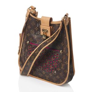 Louis Vuitton, Bags, Louis Vuitton Limited Edition Fuchsia Monogram Perforated  Musette Bag