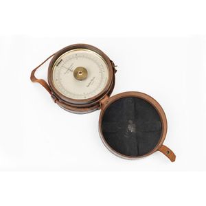 A brass precision barometer by A.B.L.M. Ericsson, Stockholm,…