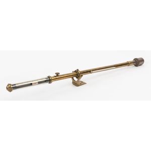 A bronze ship's stick barometer, by Adie, London, 19th century,…