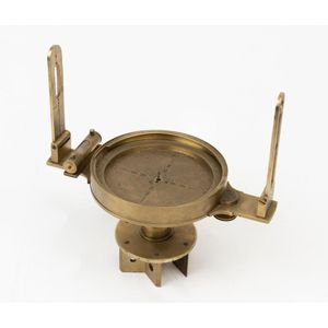 A brass miner's dial by E. Kraft & Sohn, Vienna, no. 318, late…