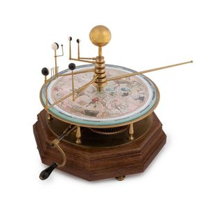 A brass planetary orrery made by George Gyori, after the…