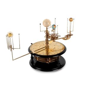 A limited edition grand Orrery, made by George Gyori, mounted…