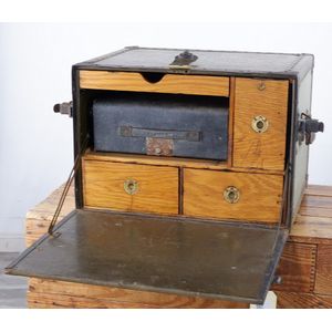 Antique Rice Stix Strong Box with Imperial Typewriter Interior - Trunks ...