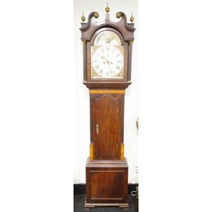 Antique 18th Century Mahogany Cased Grandfather Longcase - 