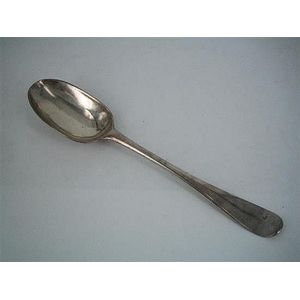 18th Century Silver Hanoverian Spoon - Flatware Cutlery And Accessories 