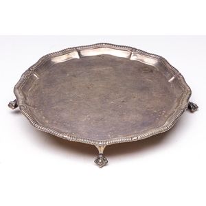 An Atkins Brothers Sheffield hallmarked sterling silver salver…