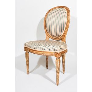 Maison Jansen, Paris (1880-1989), set of eight Louis XVI style…