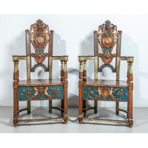 Antique throne deals chairs for sale