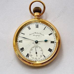 Manoah Rhodes & Son 18ct Gold Pocket Watch, 1935 - Watches - Pocket 