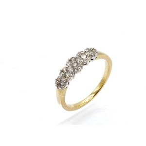 thumbnail image 2 of 9ct Yellow Gold Leaf Design Double Thumb Ring – Sizes P-V, UK Hallmarked 375 2 of 4