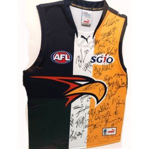 AFL Size 10 Youth West Coast Eagles Vintage 1992 Premiers Signed Jerse –  Bisy Clothing