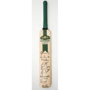 Cricket - David Warner Signed Cricket Bat