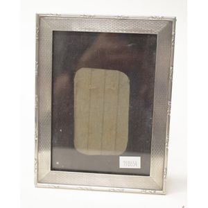 George VI sterling silver photo frame Birmingham 1938, with…