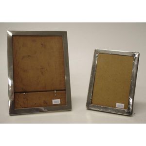 Two various George V sterling silver photo frames including…