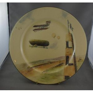 Royal Doulton rare Aeronautical rack plate Scene 2 and 3,…