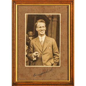 Autographed Kingsford Smith Photo in Elegant Frame - Transport ...