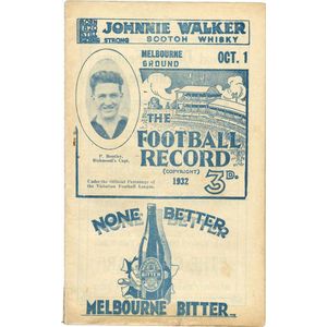 RARE! Vintage Fitzroy Lions VFL AFL Membership Vinyl Decal Sticker 