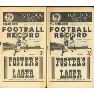 1947 'Football Record' comprising Nos 19, 20, 2nd Semi Final -…