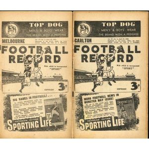 1950 'Football Record' comprising Nos.1, 2, 3, 4, 6, 8, 11 & 20,…