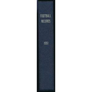 1961 'Football Record' comprising Nos. 1, 2, 4, 5, 6, 8, 9, 11,…