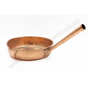 Large all copper cooking pan with lipped bowl and tapering&hellip;