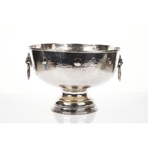 Victorian silver plated Jubilee punch bowl, c. 1887, the…
