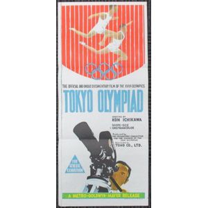 1964 Tokyo Olympics Daybill Movie Poster 'The Official and…
