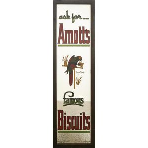 Arnotts famous Biscuits, framed advertising mirror, depicting…