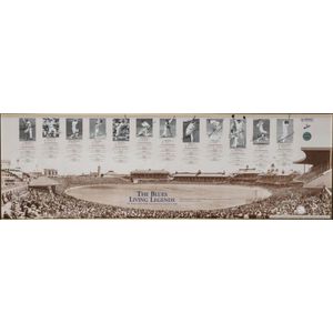 Autographs 'The Blues Living Legends' (NSW) print with 12…
