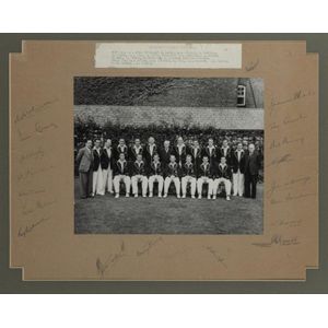 1953 Australian Cricket Team Signed Photograph - Sporting - Cricket ...