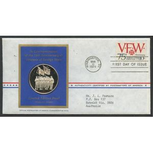 Postmasters of America (1974) Silver Medallion (0.925) First…