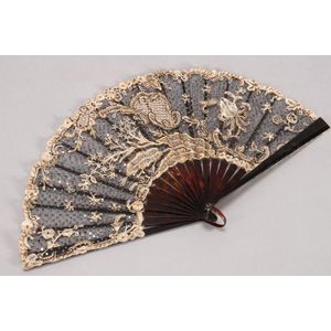 Vintage hand-held French and English lady's fans - price guide and values
