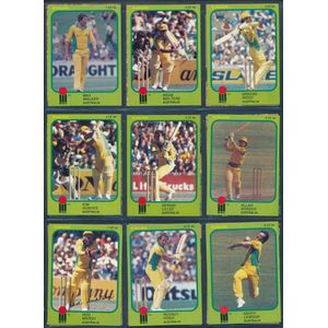 1981 Scanlens 'WSC Super Series', complete set [84] plus&hellip;