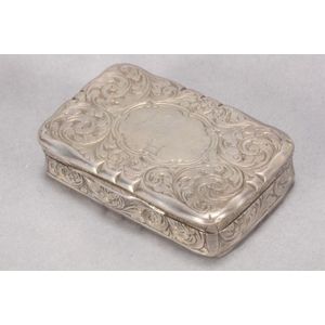 Victorian sterling silver snuff box, hallmarked Birmingham,… - Snuff ...