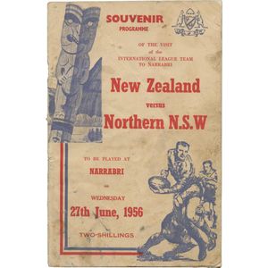 Programmes 1952-60 programmes including 1956 New Zealand v…