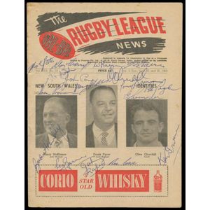 Programmes 1955-62 programmes including 1955 Australia v France…