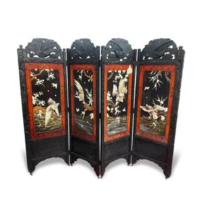 17th - 19th century Japanese folding room screens - price guide