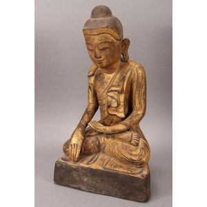 Sandalwood Beautifully Hand Carved Rare Meditation Buddha Statue