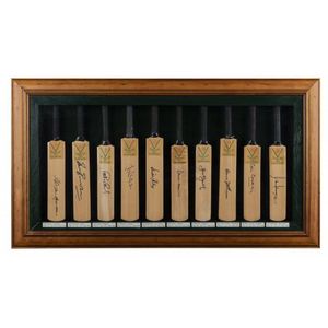 'World's Top Runmakers' display comprising 10 miniature cricket…