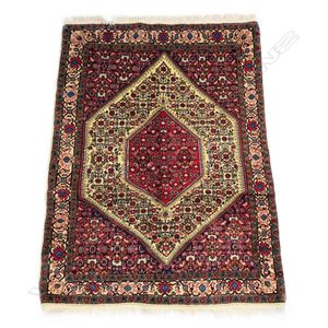Fine Iranian Bijaar Rug with Intricate Floral Designs - Rugs & Carpets ...