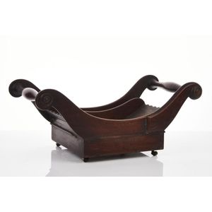 George III mahogany cheese coaster, c. 1810, enclosed&hellip;