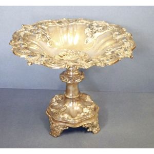 Mid 19th century Swedish silver centrepiece bowl, hallmarked…