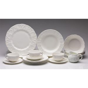 RARE Vintage 1950's Wedgwood Powder Ruby Bone China Dessert Set,  Excellent!