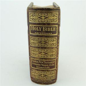 Victorian holy bible dated 1887 having an ornately gilt…