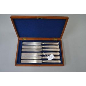 Victorian Sterling Silver Dinner Knives Set - Flatware/Cutlery and ...