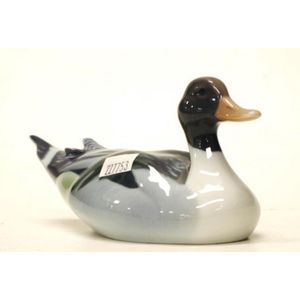 Royal Copenhagen duck figurine #119, width 16 cm