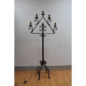 Wrought iron candelabra and candlesticks - price guide and values